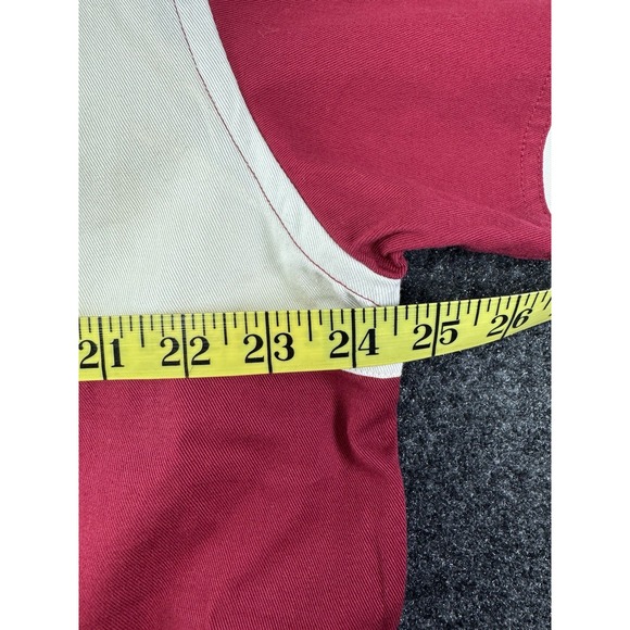 VTG Tommy Hilfiger Flag Shirt M/L USA Stars Stripes Button Up 100% Cotton Rare - Picture 7 of 8